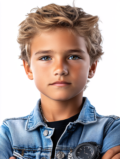 Boy In Denim Jacket