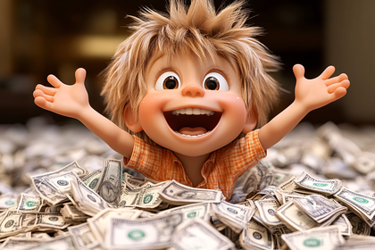 Boy In Money