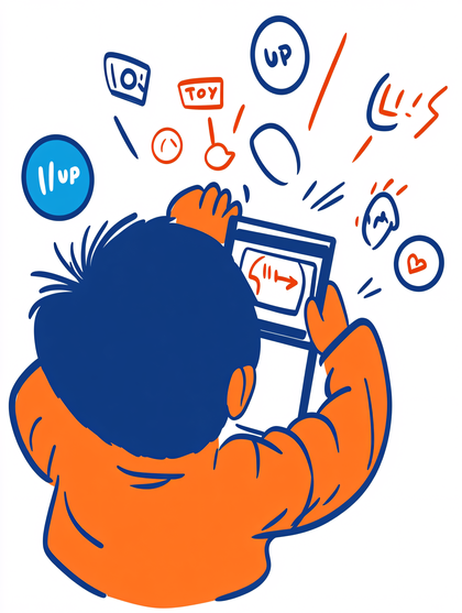 Boy Playing Tablet