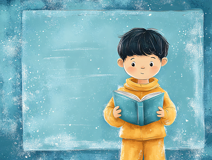 Boy Reading A Book