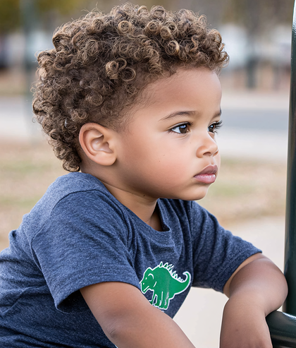 Boy with Curly Hair