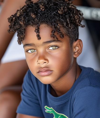Boy with Green Eyes