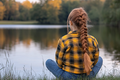 Braided Beauty by the Lake