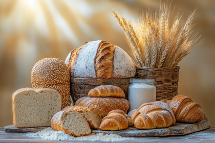 Bread Assortment Still Life