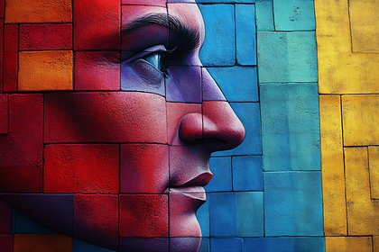 Brick Face Portrait