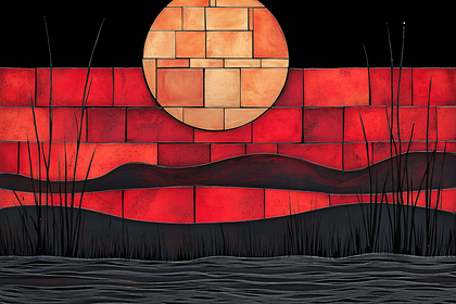 Brick Moon Landscape