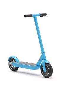 Blue Electric Scooter