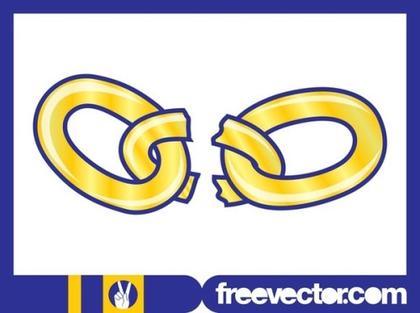 Broken Chain Free Vector