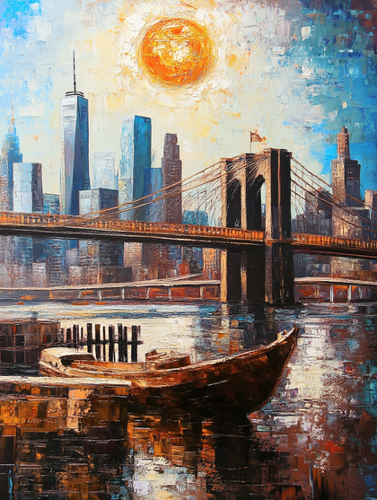 Brooklyn Bridge at Sunset
