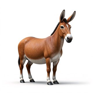 brown-mule-standing