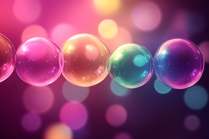 Bubbles in a Row