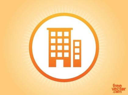 Buildings Icon Free Vector