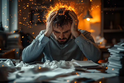 Burning Head Stress