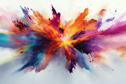 Burst of Colorful Splendor