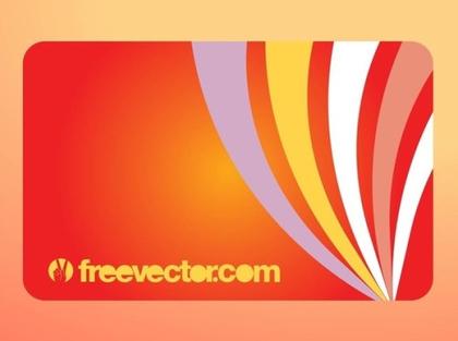 Business Card With Swirls Free Vector