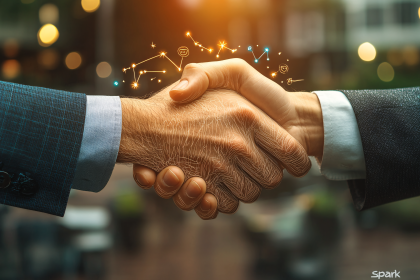 Business Deal Connected