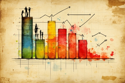Business Growth Chart With People