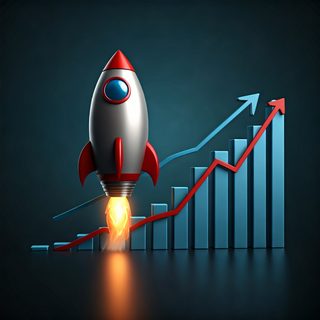 business growth rocket