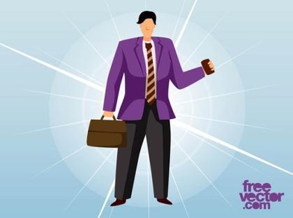 Business Man Free Vector