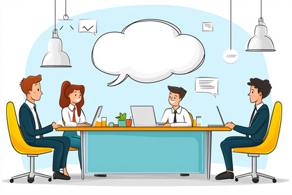 Business Meeting Illustration