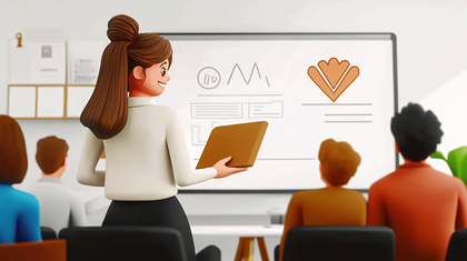 Business Presentation in Office