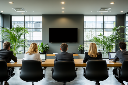 Business Team Meeting Around Table
