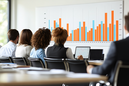 Business Team Reviewing Data
