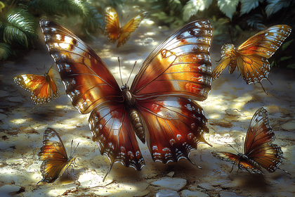 Butterflies in Sunlight