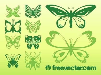 Butterflies s Collection Free Vector