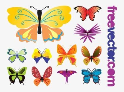 Butterflies s Free Vector