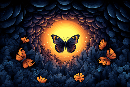 Butterfly Garden Glow