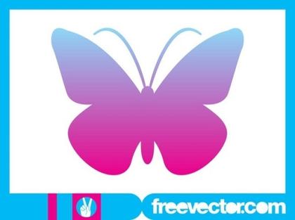 Butterfly Icon Free Vector