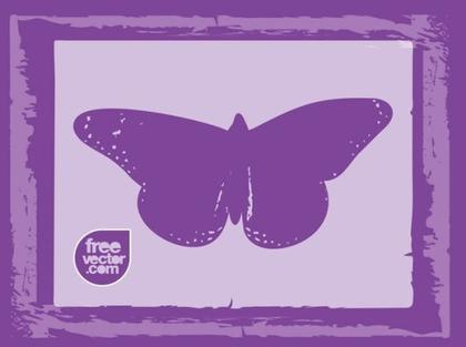 Butterfly Silhouette Free Vector
