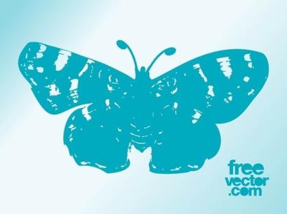 Butterfly Trace Free Vector