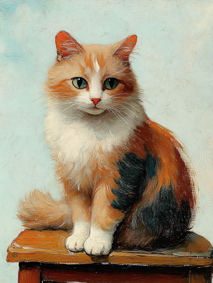 Calico Cat Portrait