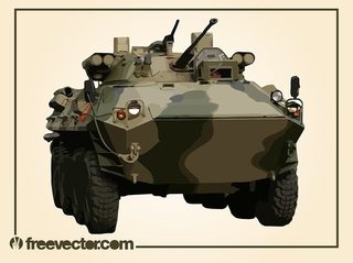 Camouflage Tank Free Vector