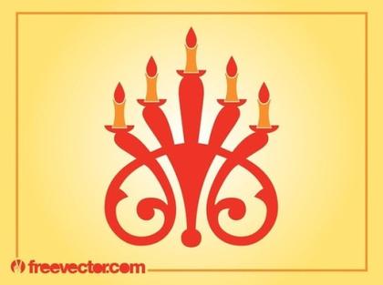 Candleholder Free Vector