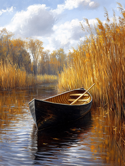 Canoe on a River
