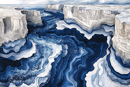 Canyon River Landscape