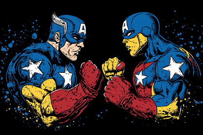 Captain America Faceoff