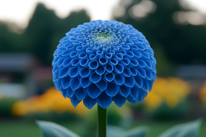 Captivating Blue Dahlia Bloom