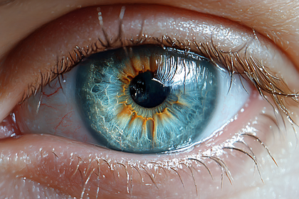 Captivating Blue Human Eye