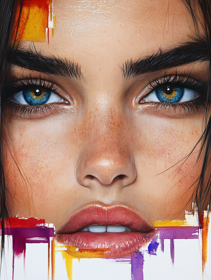 Captivating Gaze Portrait