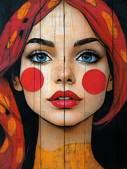 Captivating Gaze Woman Portrait