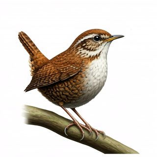 carolina wren illustration