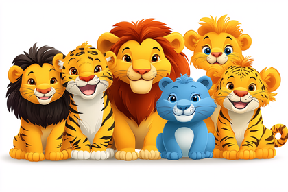 Cartoon Animals Group
