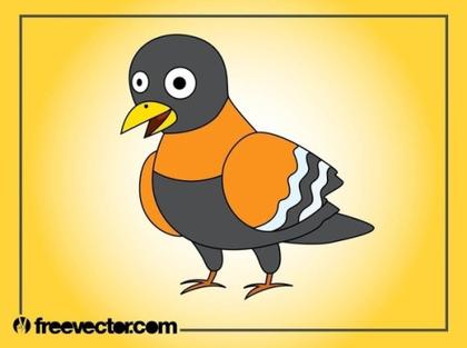 Cartoon Bird Free Vector