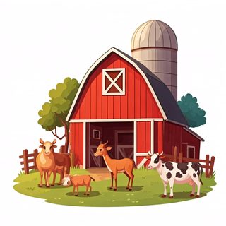 farm animal scene
