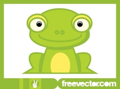 Cartoon Frog Free Vector