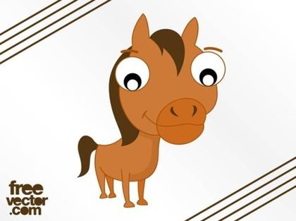 Cartoon Horse Free Vector